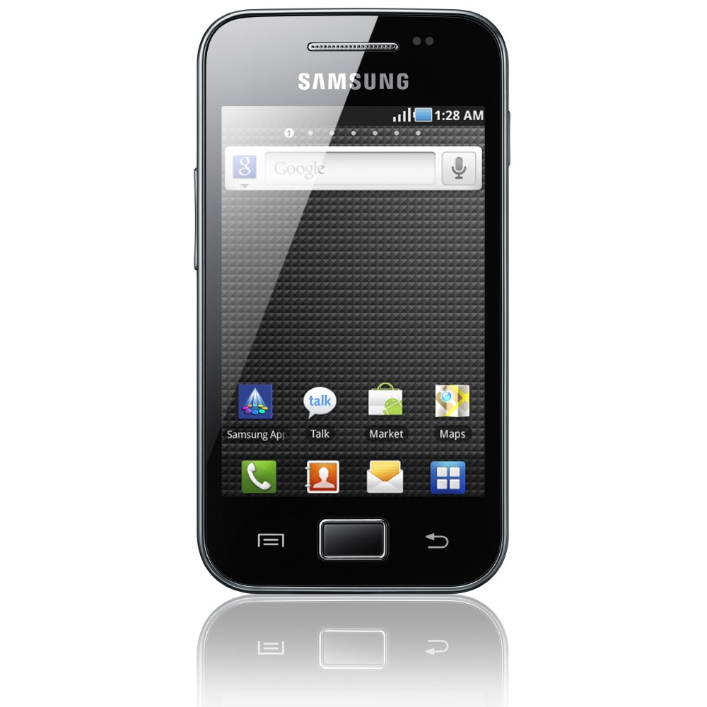 Samsung,Galaxy Ace,3.5 inches,Qualcomm MSM7227,278 MB,158 MB,5 MP / No,1350 mAh,Android 2.3